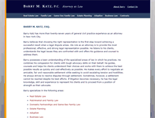 Tablet Screenshot of barrymkatzlaw.com